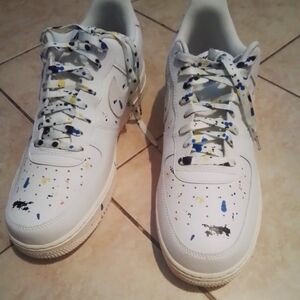 Size 12 - Nike Air Force 1 '07 LV8 Paint Splatter